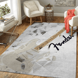 Stratocaster Guitar 2 Music Art Studio Art For Fans Area Rug Living Room Carpet Rug Regtangle Carpet Floor Decor Home Decor