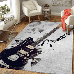 Stratocaster Guitar 4 Music Art Studio Art For Fans Area Rug Living Room Carpet Rug Regtangle Carpet Floor Decor Home Decor