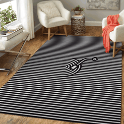 Stripes Song Music Art For Fans Area Rug Living Room Carpet Rug Regtangle Carpet Floor Decor Home Decor