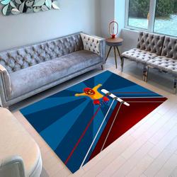 Suicune Pattern Carpet Floor Area Rug Living Room Rug Home Decorhome Decorbedroom Living Room Decor