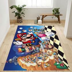 Super Mario 116 Area Rug Living Room And Bed Room Rug Rug Regtangle Carpet Floor Decor Home Decor