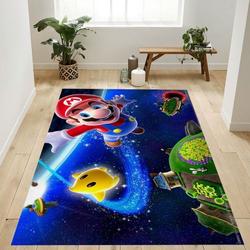 Super Mario 13 Area Rug Living Room And Bed Room Rug Rug Regtangle Carpet Floor Decor Home Decor