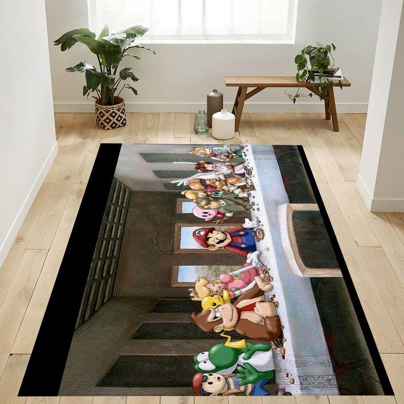 Super Mario 14 Area Rug Living Room And Bed Room Rug Rug Regtangle Carpet Floor Decor Home Decor