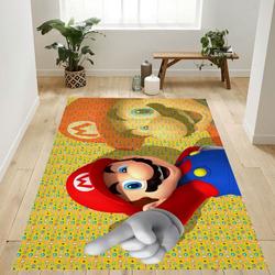 Super Mario 16 Area Rug Living Room And Bed Room Rug Rug Regtangle Carpet Floor Decor Home Decor