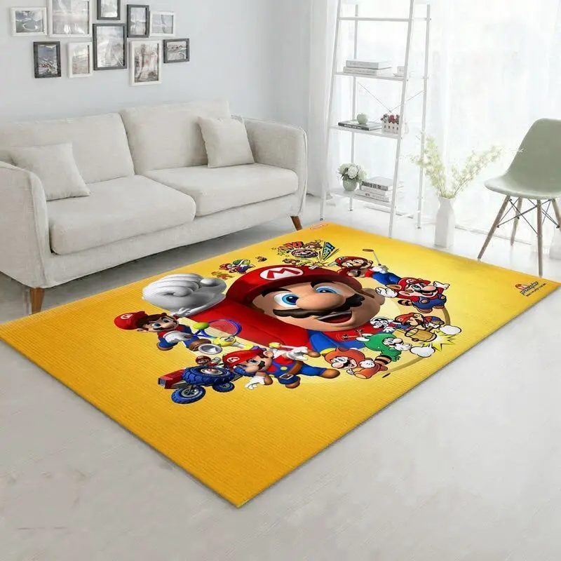 Super Mario 2 Area Rug Living Room And Bed Room Rug Rug Regtangle Carpet Floor Decor Home Decor