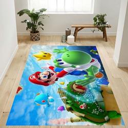 Super Mario 28 Area Rug Living Room And Bed Room Rug Rug Regtangle Carpet Floor Decor Home Decor