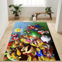 Super Mario 36 Area Rug Living Room And Bed Room Rug Rug Regtangle Carpet Floor Decor Home Decor