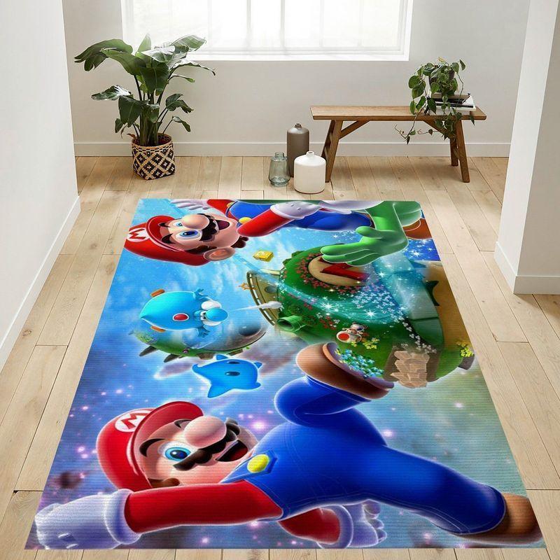 Super Mario 42 Area Rug Living Room And Bed Room Rug Rug Regtangle Carpet Floor Decor Home Decor