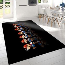 Super Mario 45 Area Rug Living Room And Bed Room Rug Rug Regtangle Carpet Floor Decor Home Decor