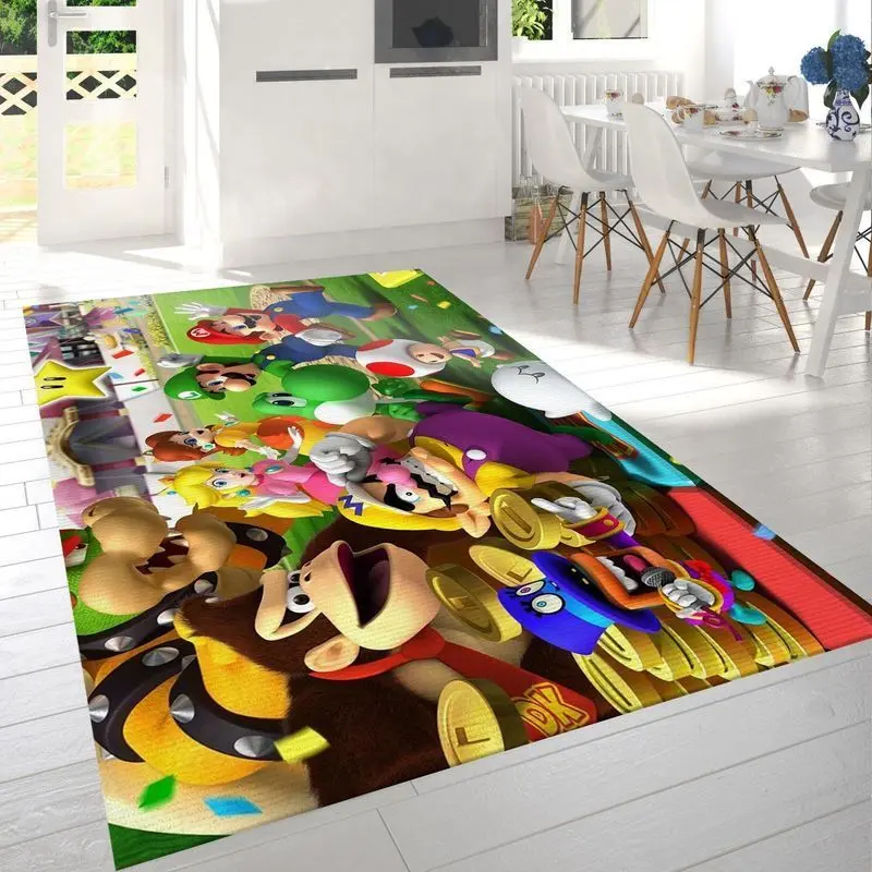 Super Mario 51 Area Rug Living Room And Bed Room Rug Rug Regtangle Carpet Floor Decor Home Decor