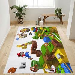 Super Mario 52 Area Rug Living Room And Bed Room Rug Rug Regtangle Carpet Floor Decor Home Decor