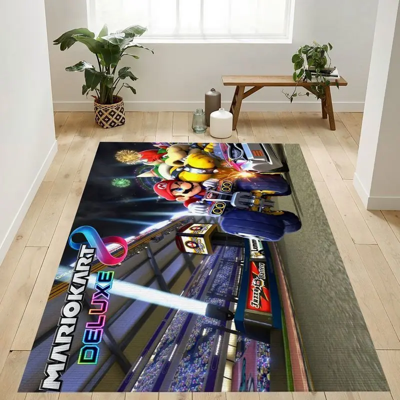 Super Mario 60 Area Rug Living Room And Bed Room Rug Rug Regtangle Carpet Floor Decor Home Decor
