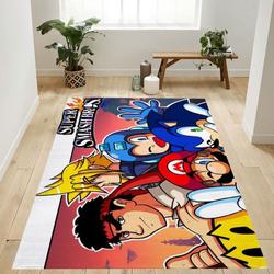 Super Mario 66 Area Rug Living Room And Bed Room Rug Rug Regtangle Carpet Floor Decor Home Decor