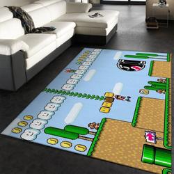 Super Mario 70 Area Rug Living Room And Bed Room Rug Rug Regtangle Carpet Floor Decor Home Decor