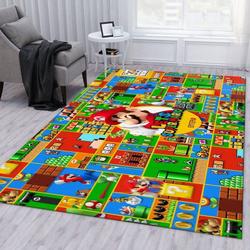 Super Mario 75 Area Rug Living Room And Bed Room Rug Rug Regtangle Carpet Floor Decor Home Decor