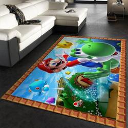Super Mario 76 Area Rug Living Room And Bed Room Rug Rug Regtangle Carpet Floor Decor Home Decor