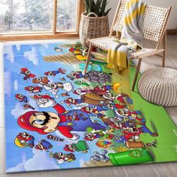 Super Mario 81 Area Rug Living Room And Bed Room Rug Rug Regtangle Carpet Floor Decor Home Decor
