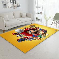 Super Mario 84 Area Rug Living Room And Bed Room Rug Rug Regtangle Carpet Floor Decor Home Decor