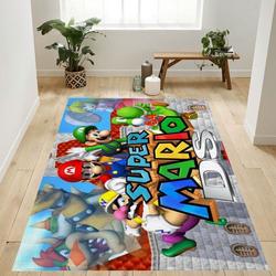 Super Mario 89 Area Rug Living Room And Bed Room Rug Rug Regtangle Carpet Floor Decor Home Decor