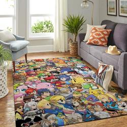Super Mario Anime Area Rug 01 Gaming Rug Regtangle Carpet Floor Decor Home Decor