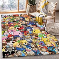 Super Mario Anime Area Rug Living Room And Bed Room Rug Rug Regtangle Carpet Floor Decor Home Decor