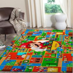 Super Mario Area Rug Nintendo Video Game Carpet Gamer Living Room Rugs Rug Regtangle Carpet Floor Decor Home Decor V880