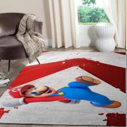 Super Mario Area Rug Nintendo Video Game Carpet Gamer Living Room Rugs Rug Regtangle Carpet Floor Decor Home Decor V903