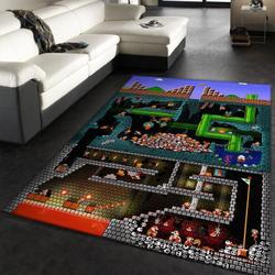Super Mario Bros Area Rug Living Room And Bed Room Rug Rug Regtangle Carpet Floor Decor Home Decor