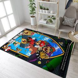 Super Mario Bros Nintendo Switch Gaming Area Rug Living Room And Bed Room Rug Rug Regtangle Carpet Floor Decor Home Decor