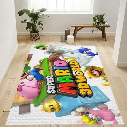 Super Mario V123 Area Rug Bedroom Rug Home Us Decor Living Room Area Rug Home Decor