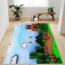 Super Mario V93 Area Rug Bedroom Rug Us Gift Decor Living Room Area Rug Home Decor