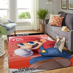 Super Smash Bros. Area Rug Gaming Carpet Gamer Living Room Rugs Rug Regtangle Carpet Floor Decor Home Decor V1225
