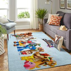 Super Smash Bros. Area Rug Gaming Carpet Gamer Living Room Rugs Rug Regtangle Carpet Floor Decor Home Decor V1231