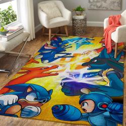 Super Smash Bros. Area Rug Gaming Carpet Gamer Living Room Rugs Rug Regtangle Carpet Floor Decor Home Decor V1239
