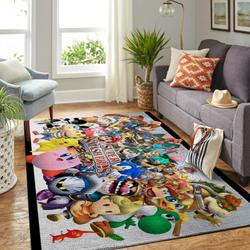 Super Smash Bros. Area Rug Living Room Rug Home Decor Gaming Gfd 1912232