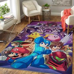 Super Smash Bros. Area Rug Living Room Rug Home Decor Gaming Gfd 3110191