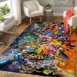 Super Smash Bros. Characters Area Rug Gaming Carpet Gamer Living Room Rugs Rug Regtangle Carpet Floor Decor Home Decor V8307