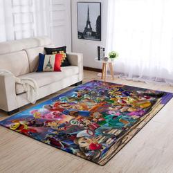 Super Smash Bros. Characters Area Rug Living Room Rug Home Decor Gaming Gfd 19091605