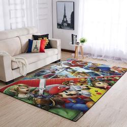 Super Smash Bros. Characters Area Rug Living Room Rug Home Decor Gaming Gfd 19091607