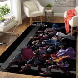 Super Smash Bros. Ultimate Area Rug Gaming Rug Regtangle Carpet Floor Decor Home Decor V11310