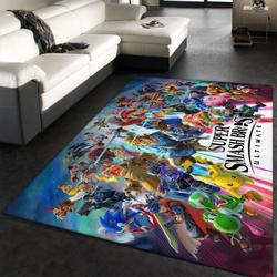 Super Smash Bros Ultimate Area Rug Living Room And Bed Room Rug Rug Regtangle Carpet Floor Decor Home Decor