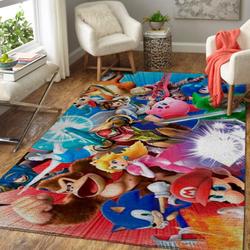 Super Smash Bros. Ultimate Area Rug Living Room Rug Home Decor Gaming Gfd 3110192