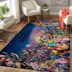 Super Smash Bros. Ultimate Area Rug Nintendo Video Game Carpet Gamer Living Room Rugs Rug Regtangle Carpet Floor Decor Home Decor V5546