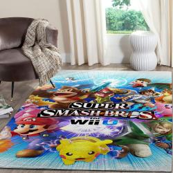 Super Smash Bros Ultimate Game Nintendo Switch Fn050206 Gaming Area Rug Rug Regtangle Carpet Floor Decor Home Decor