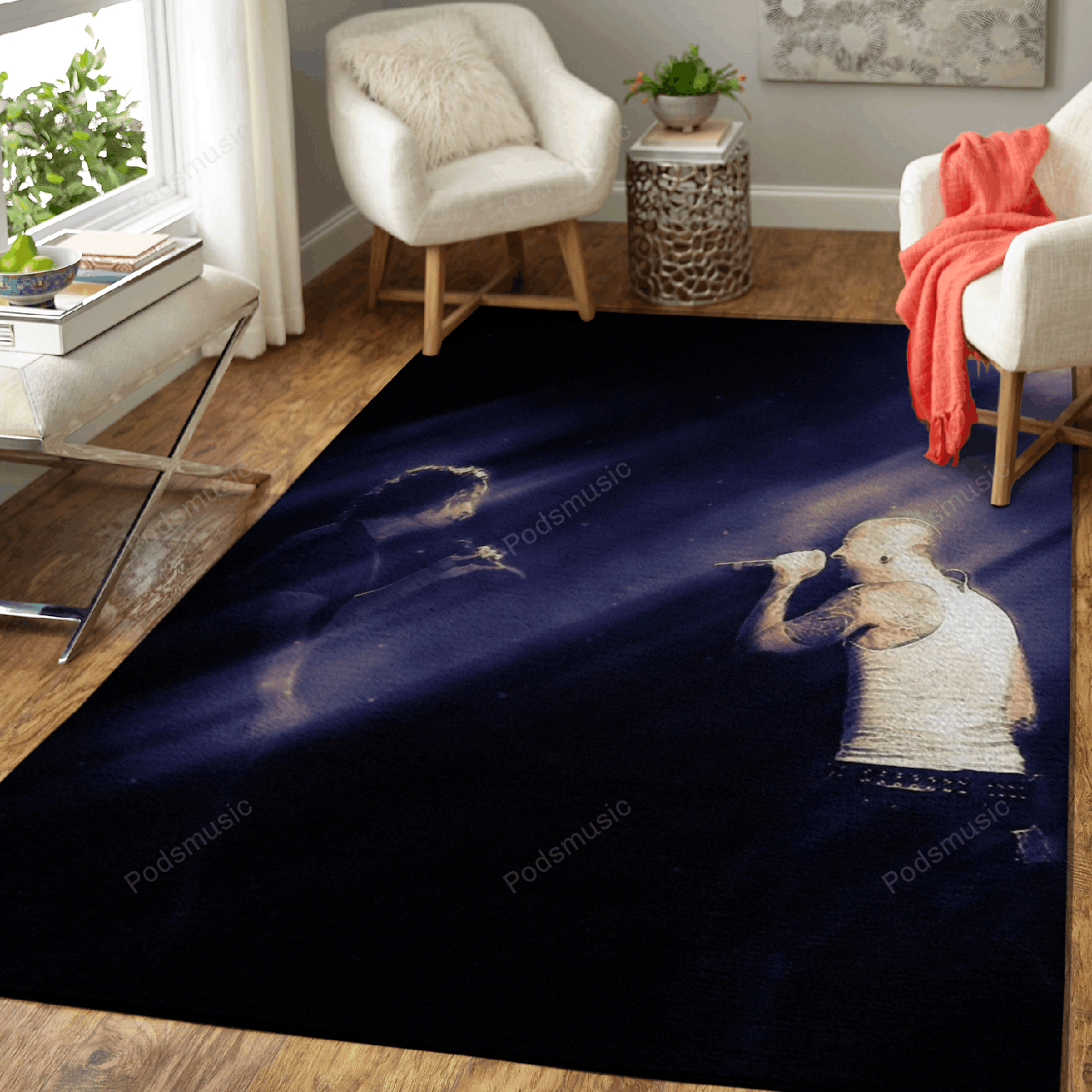 Superstars Two Rock Icons Superstars Art For Fans Area Rug Living Room Carpet Rug Regtangle Carpet Floor Decor Home Decor