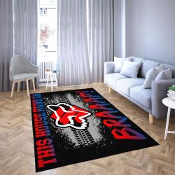 Suzuki Motorcycles Area Rug This House Runs On Braap Living Room Carpet Rug Regtangle Carpet Floor Decor Home Decor
