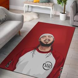 Swan Print Pattern Area Rug Living Room Rug Home Decor