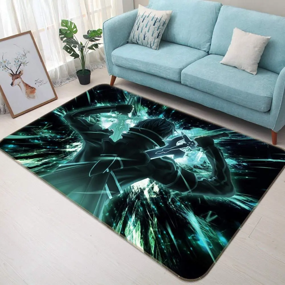 Sword Art Online Anime 32 Area Rug Living Room And Bed Room Rug Rug Regtangle Carpet Floor Decor Home Decor