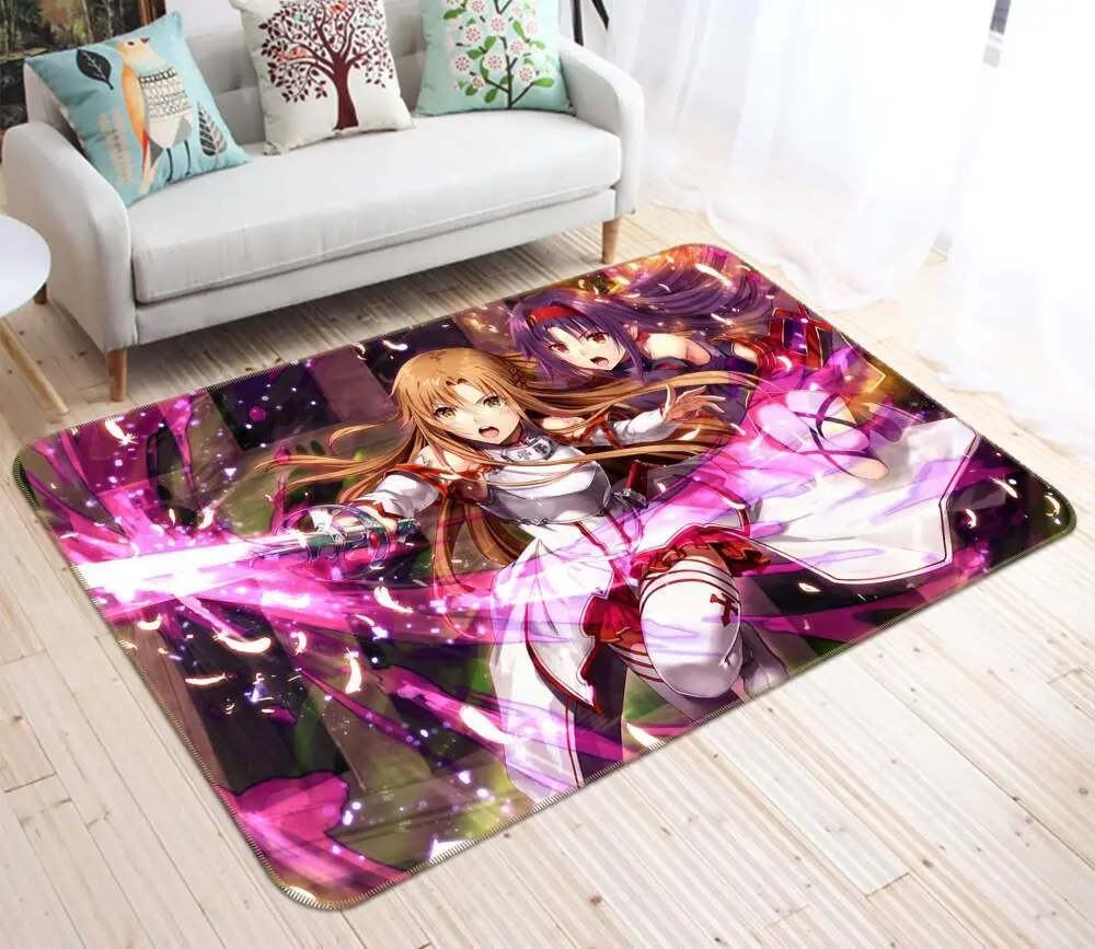 Sword Art Online Anime 39 Area Rug Living Room And Bed Room Rug Rug Regtangle Carpet Floor Decor Home Decor
