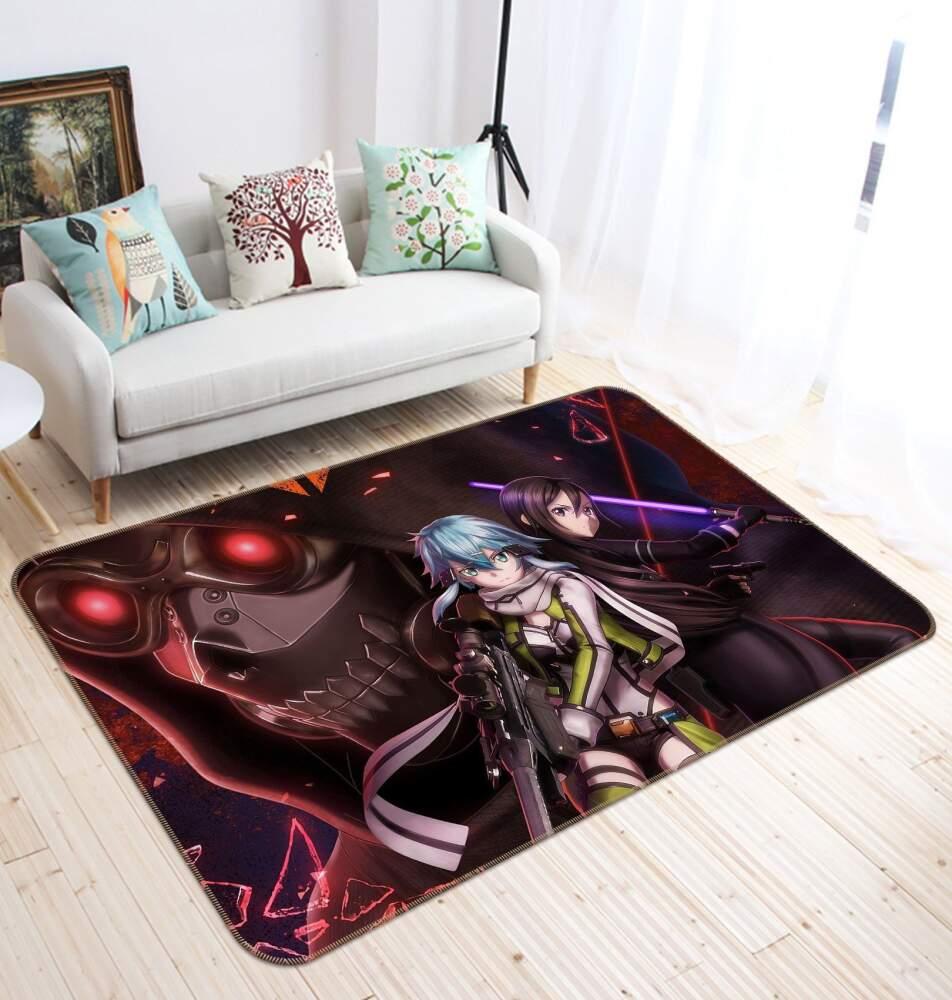 Sword Art Online Anime 40 Area Rug Living Room And Bed Room Rug Rug Regtangle Carpet Floor Decor Home Decor